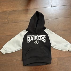 NFL Team Apparel Raiders Toddler Hoodie